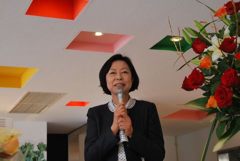 久保田后子宇部市長