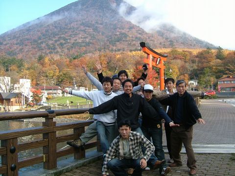 元取締役と日光中禅寺湖へ紅葉観光