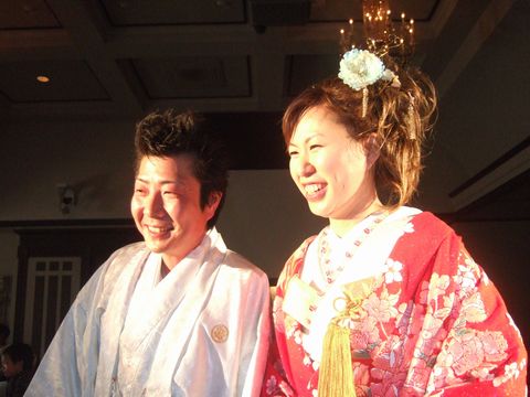 結婚式の写真