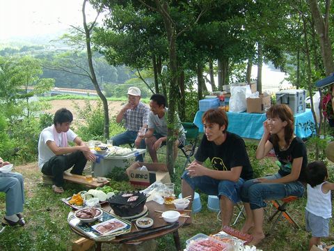 小野湖でのBBQ