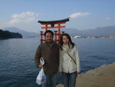 宮島の厳島神社の鳥居