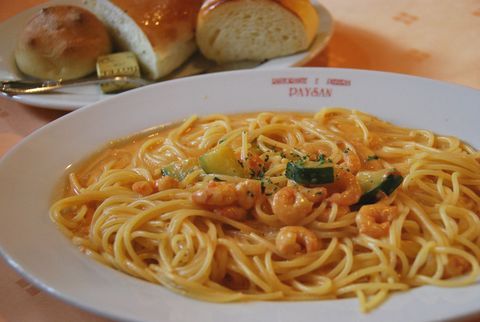 エビクリームパスタ