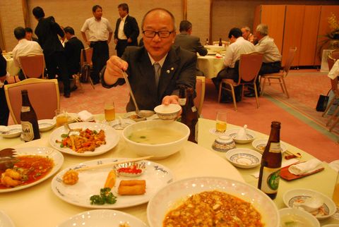 懇親会