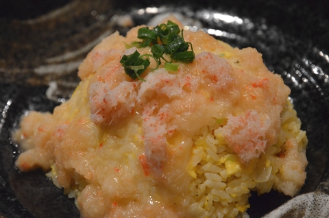 蟹餡かけチャーハン